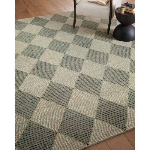 Chris Loves Julia x Loloi Francis Wool Beige / Charcoal Rug & Reviews